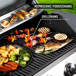 Gasgrill dragON BBQ201, 18,8 kW, sølv – photo 6