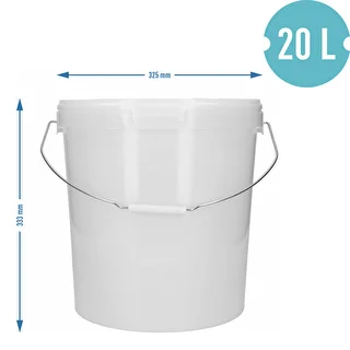 Gæringsbeholder 20 L med låg – photo 4