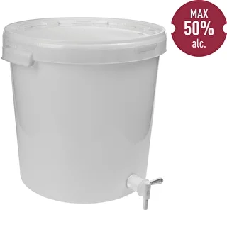 Gæringsbeholder 30 L med låg og hane – photo 2