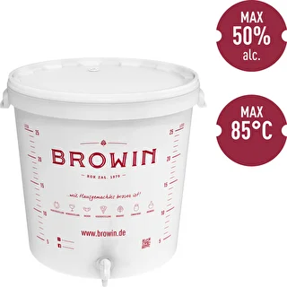 Fermenteringsbeholder 30L med låg og hane DE – photo 2