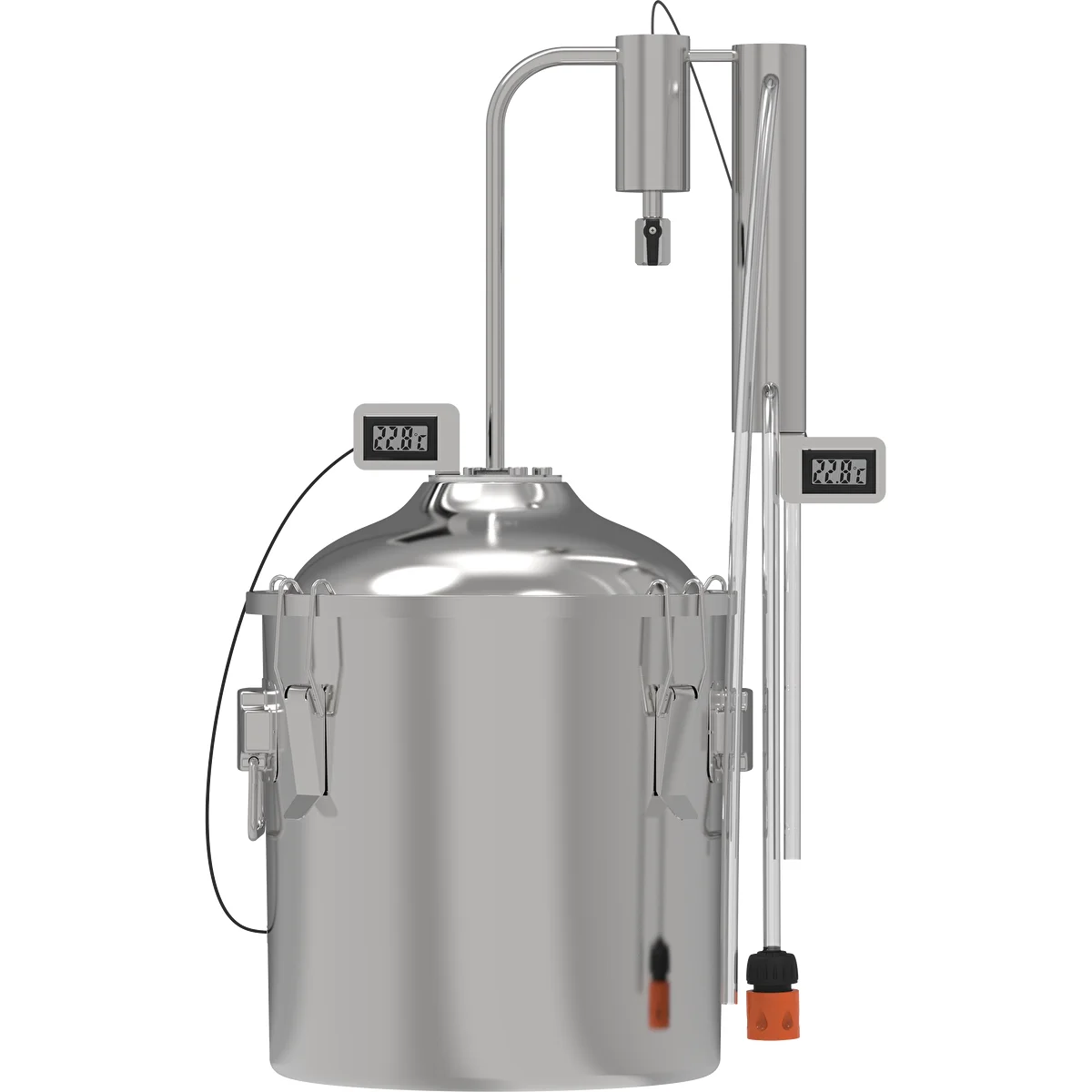 Klassisk Convex destillator 18 L - 1 opsamlingsbeholder