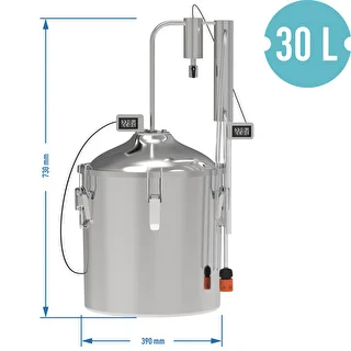 Klassisk Convex destillator 30 L - 1 opsamlingsbeholder – photo 8