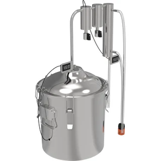 Klassisk Convex destillator 18 L - 2 opsamlingsbeholdere – photo 3