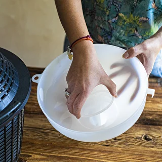 Hvid plasttragt fi 25cm – photo 4