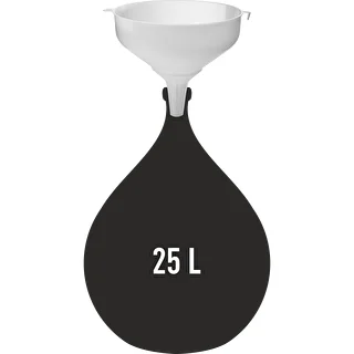 Hvid plasttragt fi 25cm – photo 2