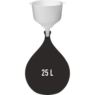 Plastiktragt fi25 til balloner, høj kant – photo 3