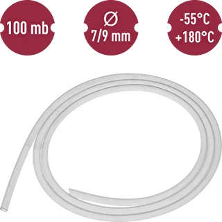 Silikoneslange fi 7/9mm -55 +180°C mb – photo 2