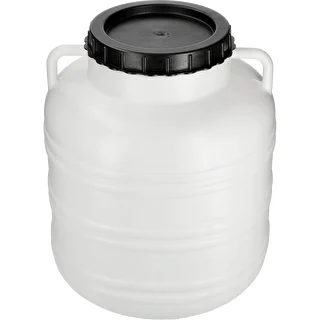 Syltetønde 40L - hvid, håndtag