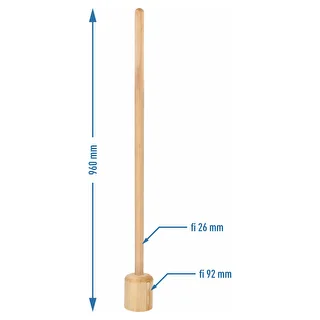 Stor træstamper / stamper til kål 100 cm – photo 3