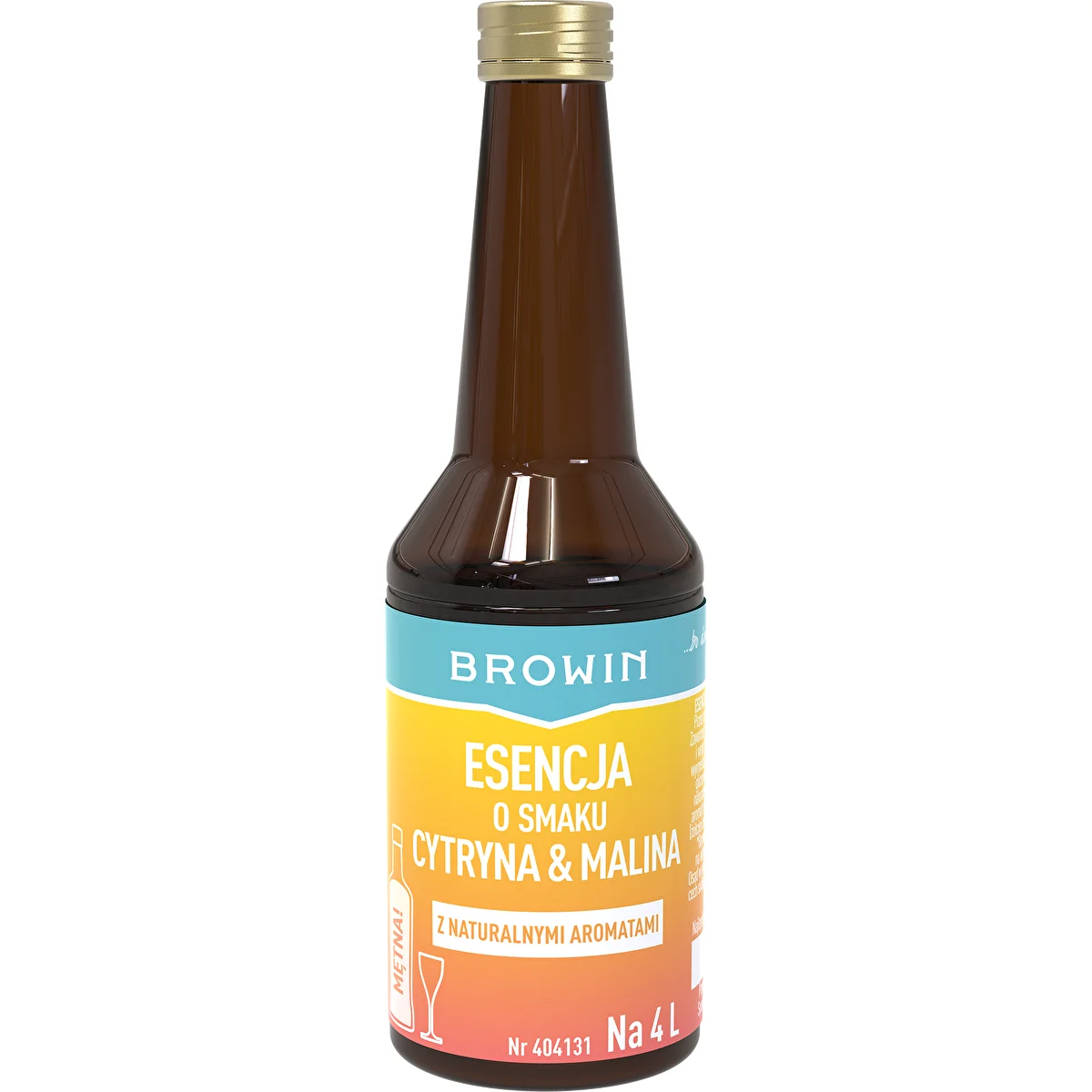Smagsessens med citron- og hindbærsmag – 40 ml til 4 l