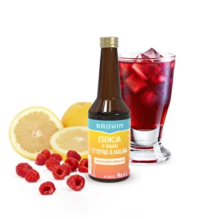 Smagsessens med citron- og hindbærsmag – 40 ml til 4 l – photo 3