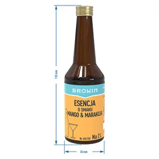 Essens med mangosmag og passionsfrugt til 2 l – 40 ml – photo 7