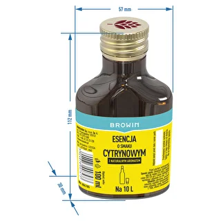 Essens med citronsmag med naturlig aroma til 10 L - 100 ml – photo 6