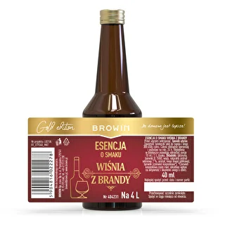 Essens med smag af Kirsebær med brandy, 40 ml - til 4 L – photo 4