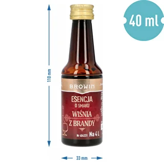Essens med smag af Kirsebær med brandy, 40 ml - til 4 L – photo 6