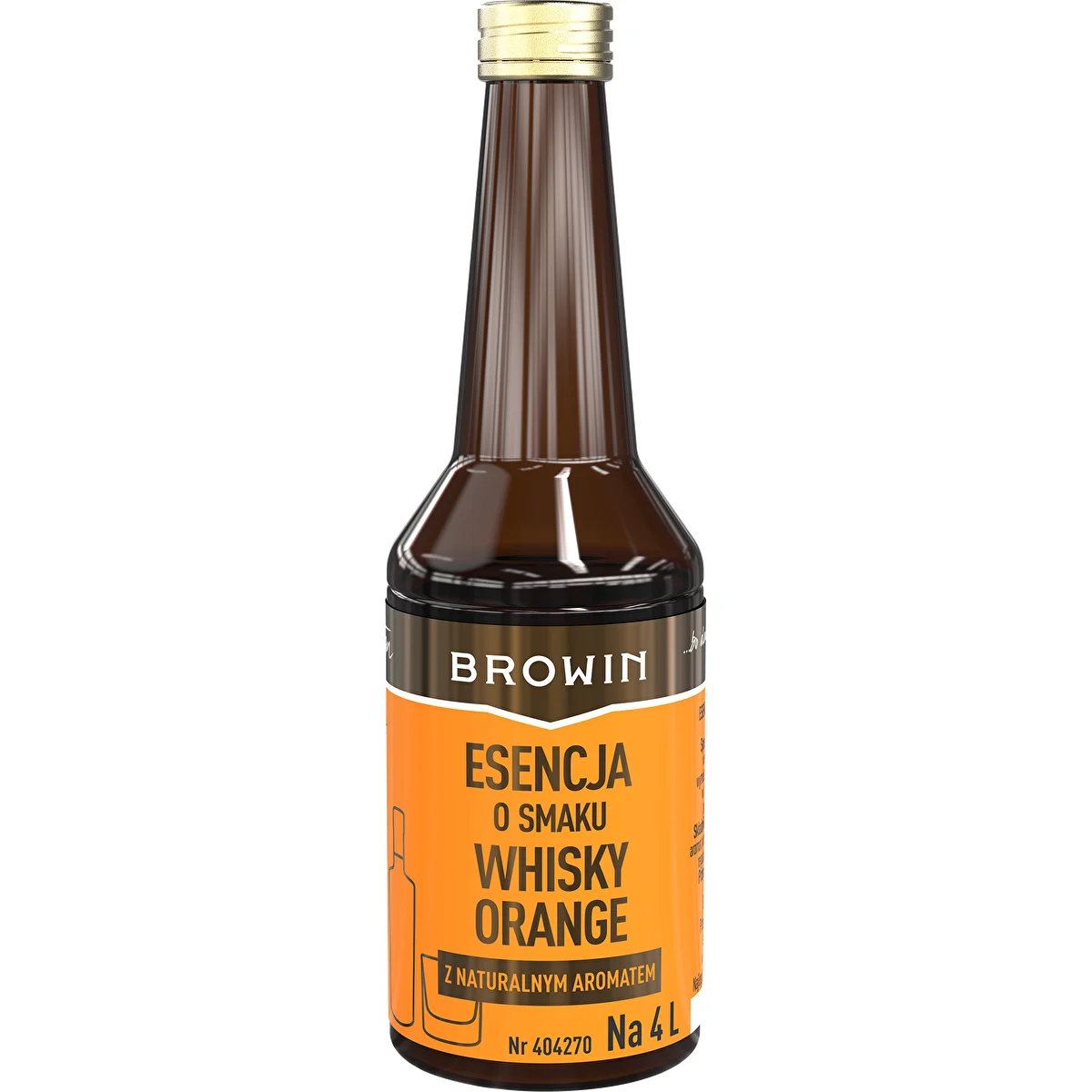 Essens med Whisky Orange-smag til 4 L – 40 ml