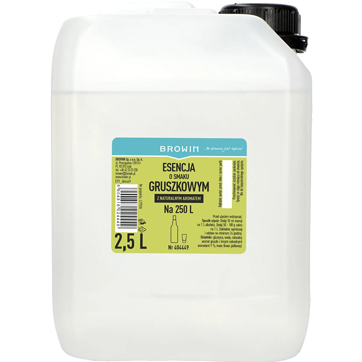 Pæressens med naturlig aroma, 2,5 L