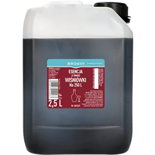 Essens med kirsebærsmag, 2,5 L til 250 L færdig drik – photo 1