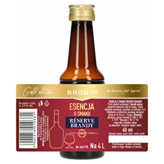 Essens med smag af Reserve Brandy, 40 ml, til 4 L – photo 4