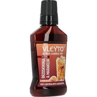 VLEYTO Fersken & Passionsfrugt – smagsessens med naturlige aromaer, 250 ml – photo 3
