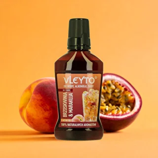 VLEYTO Fersken & Passionsfrugt – smagsessens med naturlige aromaer, 250 ml – photo 4
