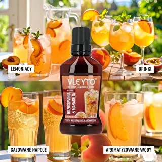VLEYTO Fersken & Passionsfrugt – smagsessens med naturlige aromaer, 250 ml – photo 7