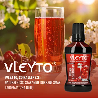 VLEYTO Kirsebær & Hæg – smagsessens med naturlige aromaer, 250 ml – photo 6