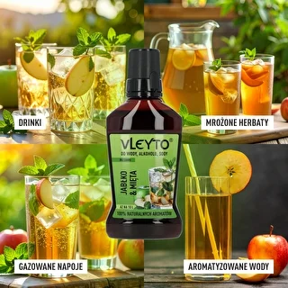 VLEYTO Mynte & Æble – smagsessens med naturlige aromaer, 250 ml – photo 7
