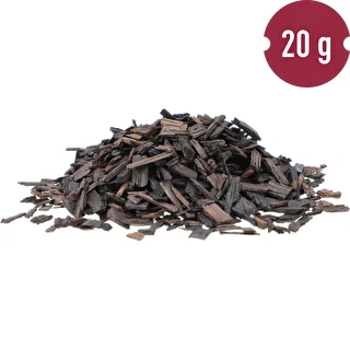 Stærkt ristede egetræ flager, 20g – photo 4
