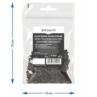 Stærkt ristede egetræ flager, 20g – photo 7