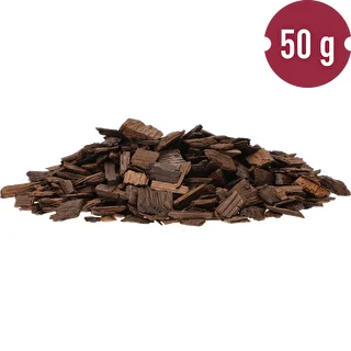 Stærkt ristede egetræ flager til aromatisering af alkohol (whisky, bourbon, brandy, cognac, øl), 50 g – photo 4