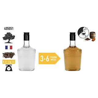 Stærkt ristede egetræ flager til aromatisering af alkohol (whisky, bourbon, brandy, cognac, øl), 50 g – photo 6