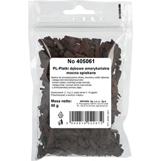 Amerikanske egetræ flager stærkt ristede, 50 g – photo 2