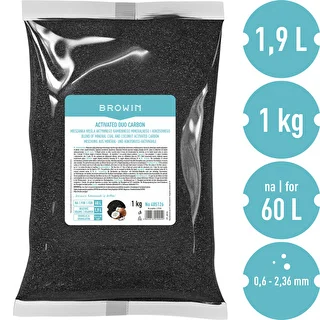Activated Duo Carbon – blanding af aktivt kul af stenkul (mineral) og kokos, 1 kg, til 60 L – photo 3