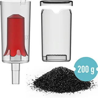 Lugtæmper til gæring + stille gærrør + aktivt kokoskul 200 g – photo 2