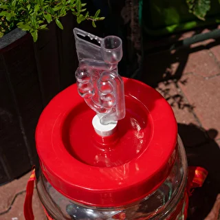 Plastik gærlås, 6-kammer – photo 4
