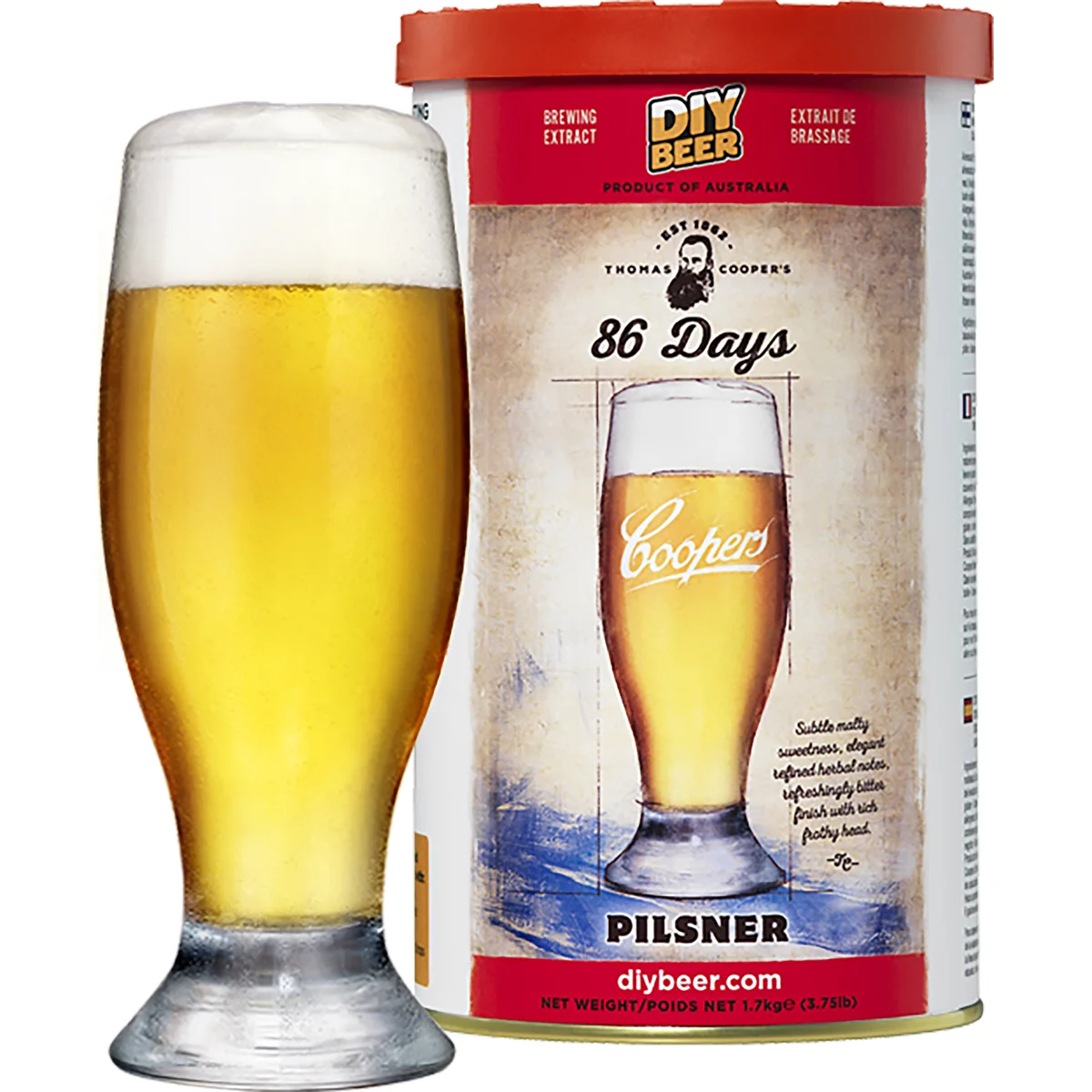 Brewkit Coopers 86 dage Pilsner