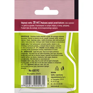 Universel vin gær uden formering, 20 ml – photo 2