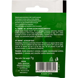 Enovini® WS vingær, 7 g – photo 2