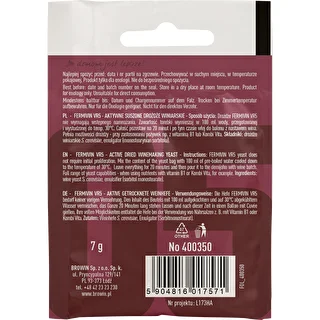Fermivin VR5 vingær, 7 g – photo 2