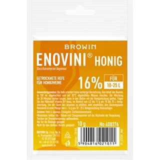 Getrocknete hefe für honigweine Enovini Honig 10g