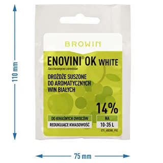Enovini® OK WHITE - vinfremstillingsgær der sænker syreindhold 7 g – photo 5