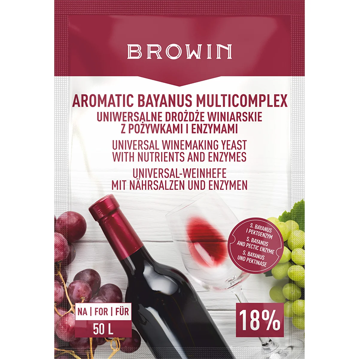 Aromatic Bayanus Multicomplex startpakke til vin, 40 g