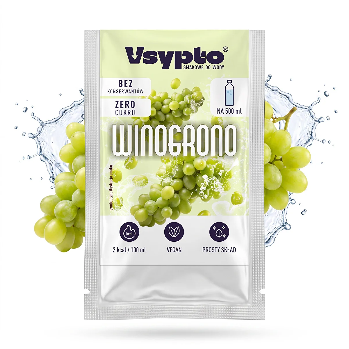 VSYPTO med smag af vindrue, 3 g