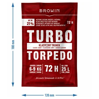 Destillerigær Turbo Torpedo 72h 21% - 120 g – photo 5