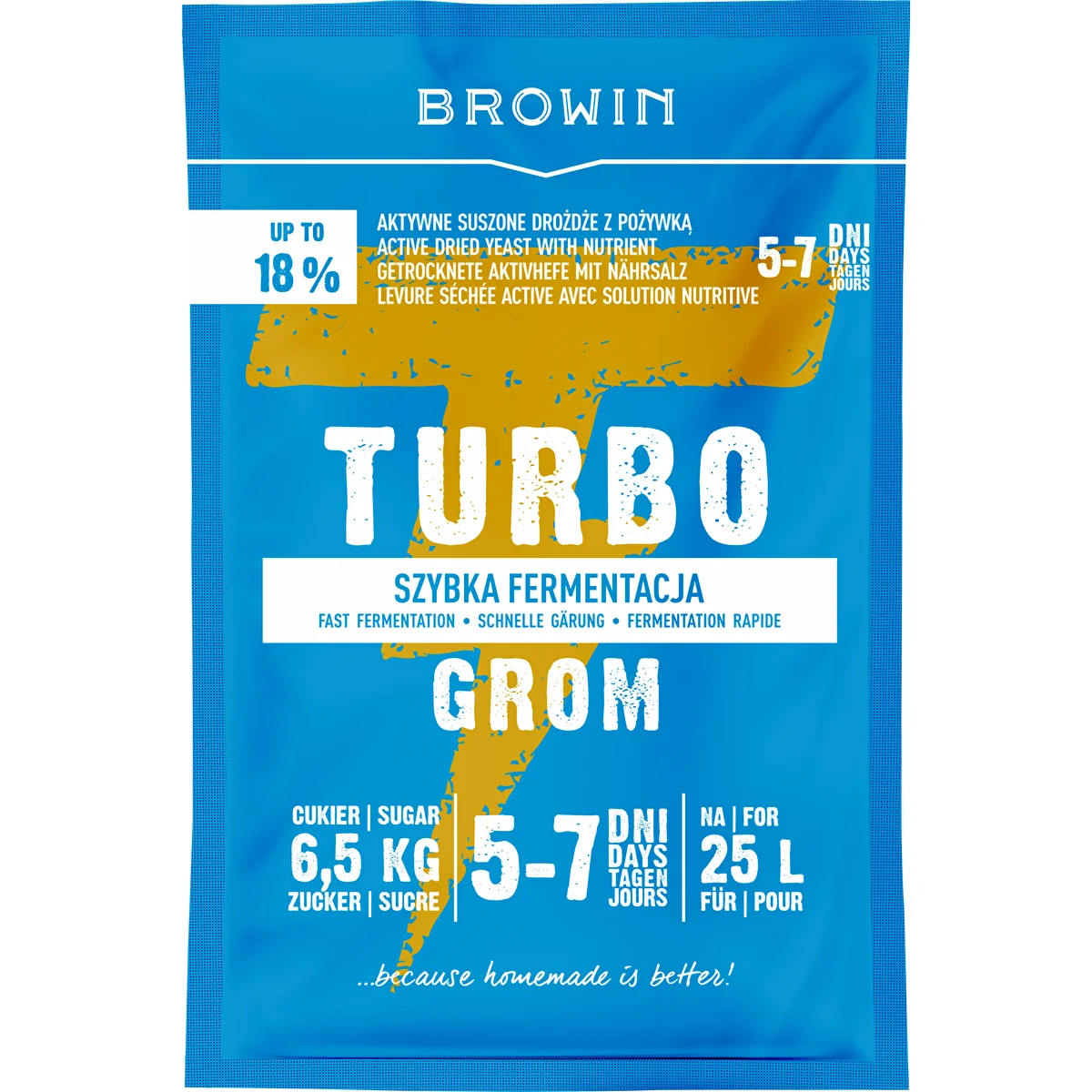 Destillerigær Turbo Grom 5-7 dage