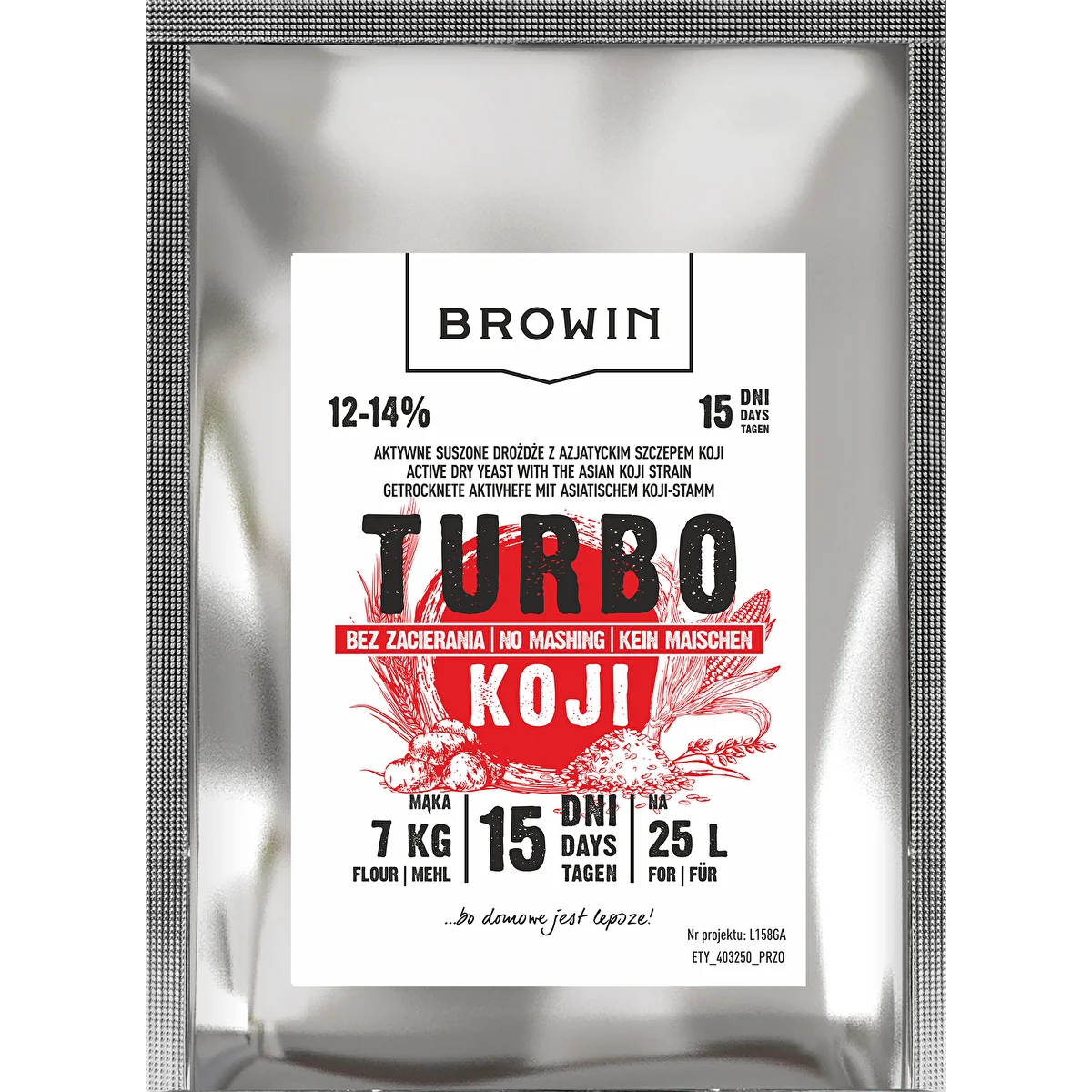 Destillerigær Turbo Koji, 50 g (uden maltning!)