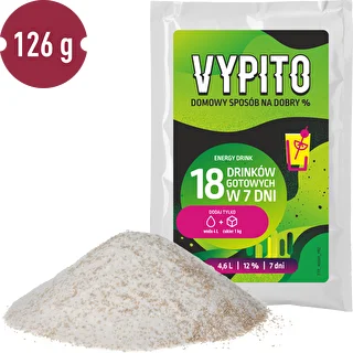 VYPITO 12%, pose til 18 drinks - energidrik, 126 g – photo 3