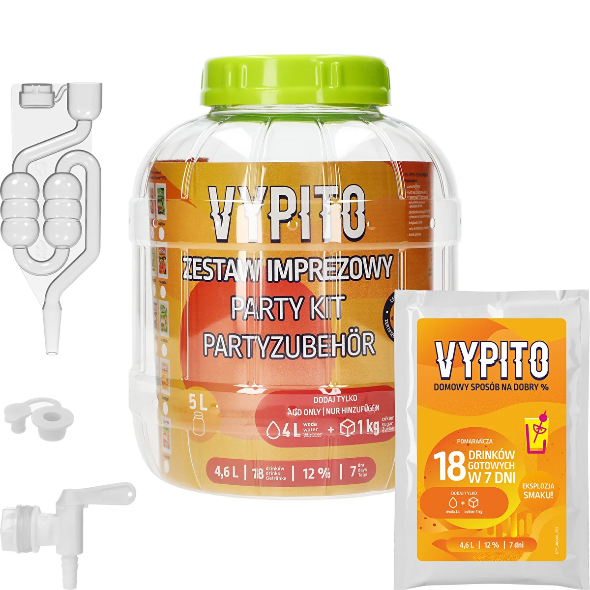 Party-sæt - Vypito Appelsin