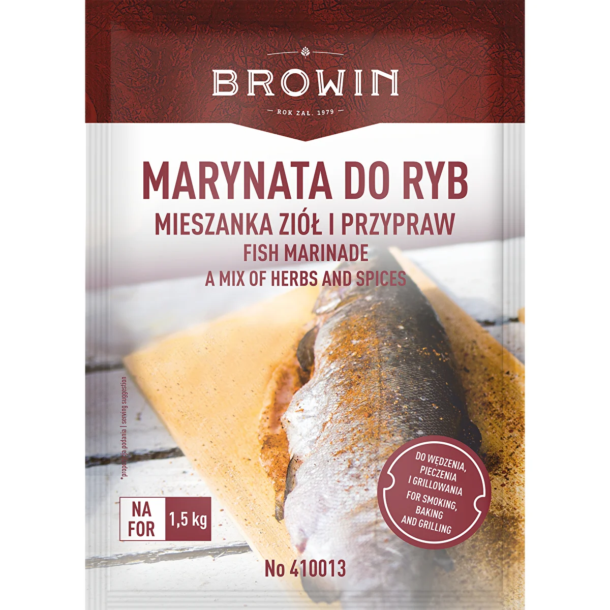 Marinade til fisk - blanding af urter og krydderier, 120 g